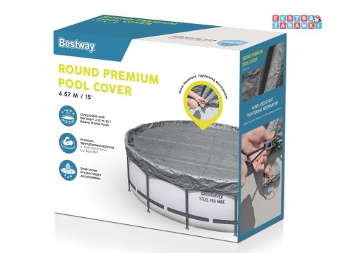 Bestway Pokrywa na basen 457 cm LINIA PREMIUM 58951
