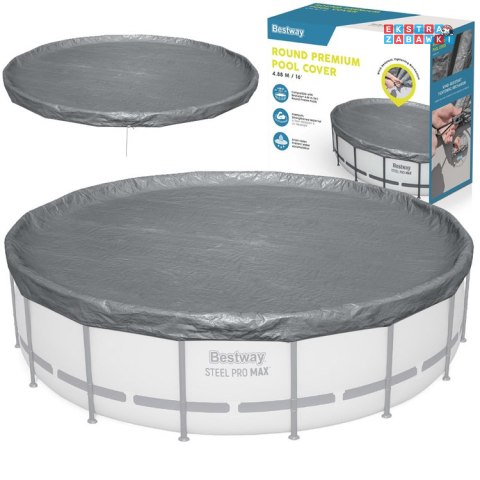Bestway Pokrywa na basen 488 cm LINIA PREMIUM 58952