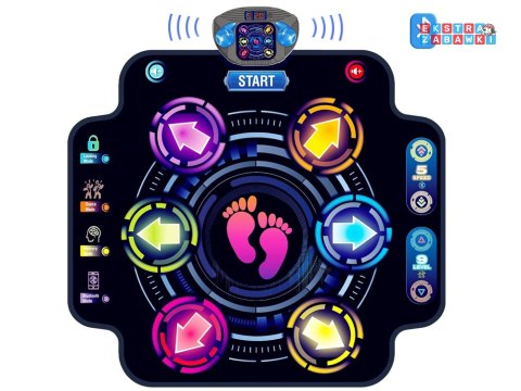 [IN0180] Duża muzyczna mata taneczna dla dzieci z bluetooth