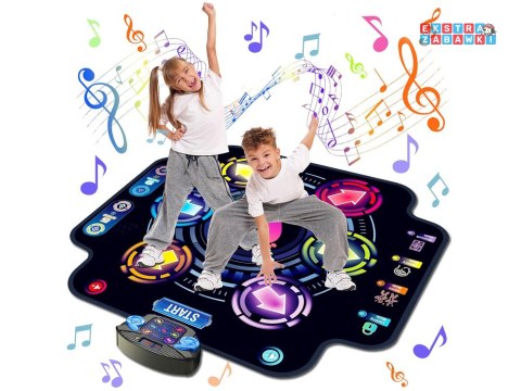 [IN0180] Duża muzyczna mata taneczna dla dzieci z bluetooth
