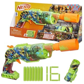 [ZA6190] Hasbro pistolet NERF Zombie Driller z celownikiem 16x pianowe naboje