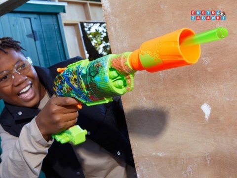 [ZA6190] Hasbro pistolet NERF Zombie Driller z celownikiem 16x pianowe naboje