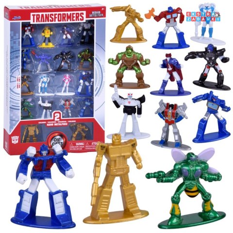 [ZA6185] Hasbro Transformers figurki kolekcjonerskie metalowe 18 szt. Seria 3