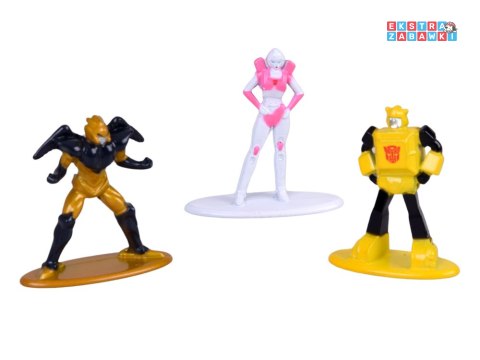 [ZA6185] Hasbro Transformers figurki kolekcjonerskie metalowe 18 szt. Seria 3