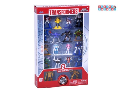 [ZA6185] Hasbro Transformers figurki kolekcjonerskie metalowe 18 szt. Seria 3