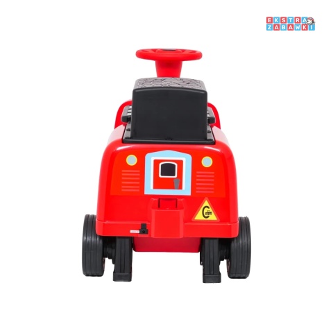 [SX3658] Lokomotywa Stacyjkowo dwuosobowa na akumulator 2x35W 12V/7Ah Bluetooth Led 2 prędkości - czerwony