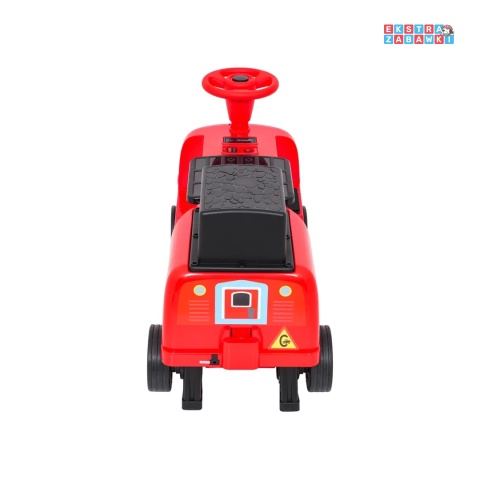 [SX3658] Lokomotywa Stacyjkowo dwuosobowa na akumulator 2x35W 12V/7Ah Bluetooth Led 2 prędkości - czerwony