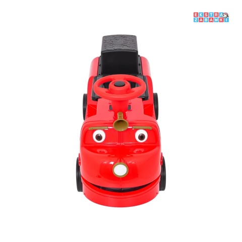 [SX3658] Lokomotywa Stacyjkowo dwuosobowa na akumulator 2x35W 12V/7Ah Bluetooth Led 2 prędkości - czerwony