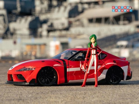 [ZA6184] Samochód metalowy Robotech Miriya Sterling & 2020 Toyota Supra 1:24