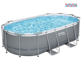 Basen stelażowy 427x250x100cm Bestway 8w1 pompa drabinka 56620