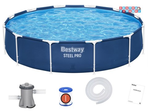 Bestway Basen stelażowy 366cm x 76cm 8w1 56681