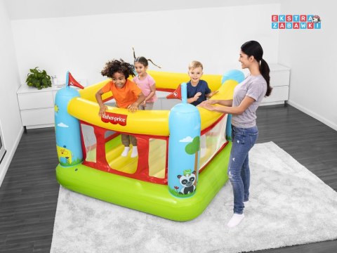 Bestway Dmuchany ZAMEK do skakania dla dzieci Kojec Fisher Price 93553