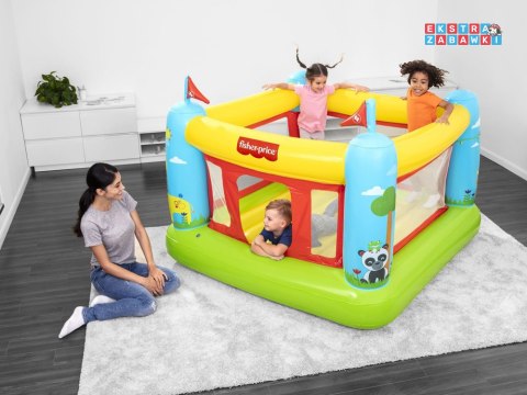 Bestway Dmuchany ZAMEK do skakania dla dzieci Kojec Fisher Price 93553