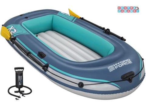 Bestway Dmuchany ponton TREK X2 do 250kg 232x118cm + wiosła i pompka 61153