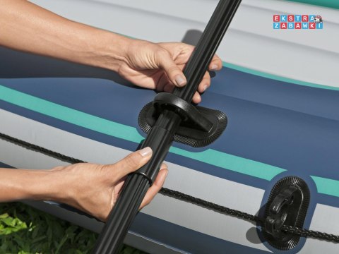 Bestway Dmuchany ponton TREK X2 do 250kg 232x118cm + wiosła i pompka 61153