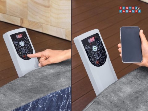 Bestway Lay-Z-Spa Carrara AirJet 6 hydromasaż 4-6os WiFi aplikacja 6001V