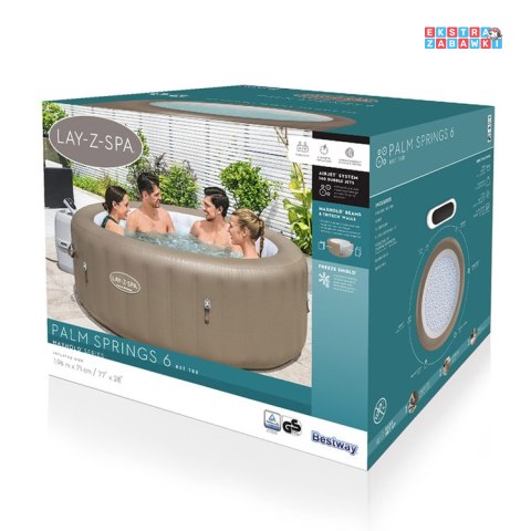 Bestway Lay-Z-Spa Palm Springs jacuzzi 4-6os 60017