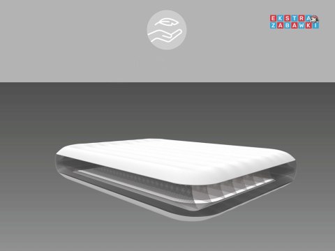 Bestway Materac welurowy samopompujący 2os. QUEEN Tritech 203x152cm 671BS