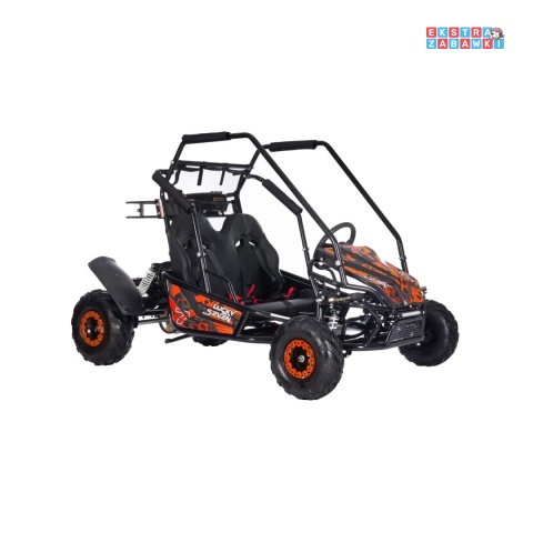 [GK014B] Buggy spalinowy dwuosobowy LUCKY SEVEN LIFT - 125cc jednocylindrowy czterosuwowy - pomarańczowy