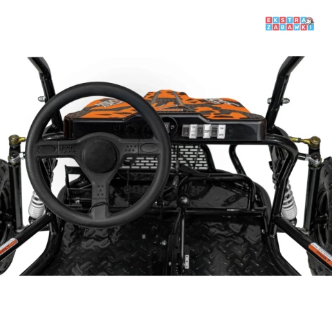 [GK014B] Buggy spalinowy dwuosobowy LUCKY SEVEN LIFT - 125cc jednocylindrowy czterosuwowy - pomarańczowy