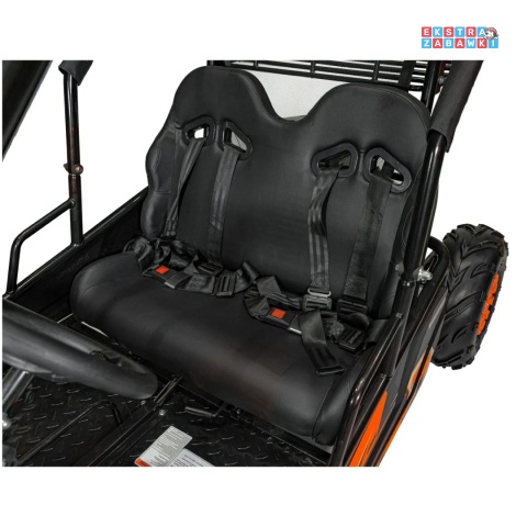 [GK014B] Buggy spalinowy dwuosobowy LUCKY SEVEN LIFT - 125cc jednocylindrowy czterosuwowy - pomarańczowy