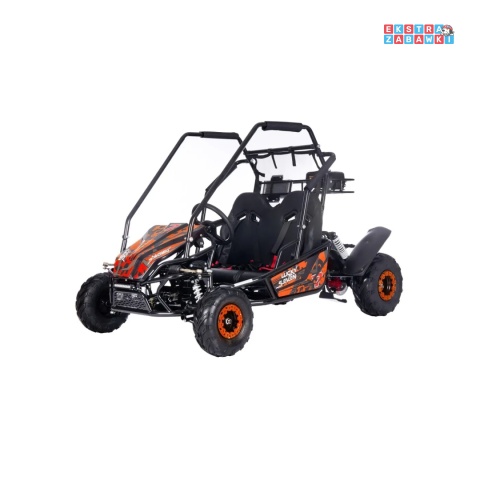 [GK014B] Buggy spalinowy dwuosobowy LUCKY SEVEN LIFT - 125cc jednocylindrowy czterosuwowy - pomarańczowy