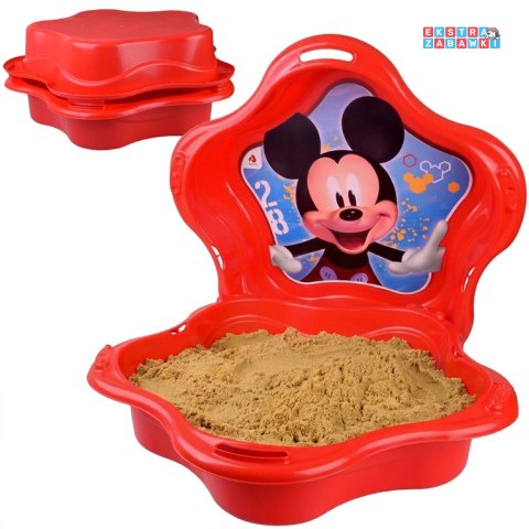 [SP0884 CZ] Piaskownica muszelka zamykana plastikowa 2w1 basenik Myszka Mickey