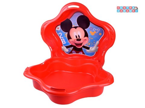 [SP0884 CZ] Piaskownica muszelka zamykana plastikowa 2w1 basenik Myszka Mickey