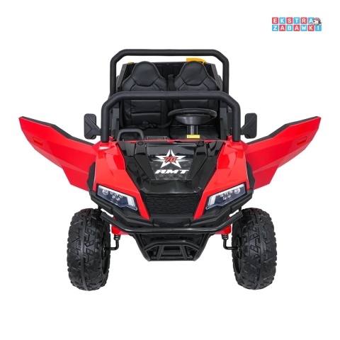 [XB-1038A] Pojazd Farmer Truck X-POWER na akumulator 4x200W 24V/7Ah EVA LED ekoskóra Bluetooth pilot - czerwony
