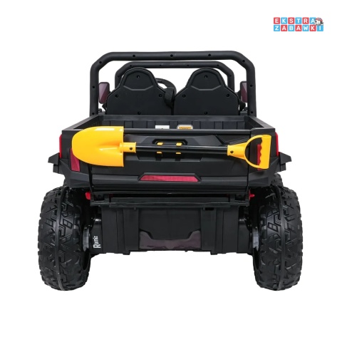 [XB-1038A] Pojazd Farmer Truck X-POWER na akumulator 4x200W 24V/7Ah EVA LED ekoskóra Bluetooth pilot - czerwony