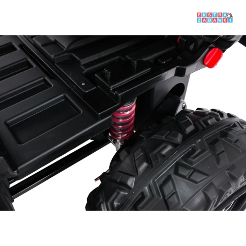 [XB-1038A] Pojazd Farmer Truck X-POWER na akumulator 4x200W 24V/7Ah EVA LED ekoskóra Bluetooth pilot - czerwony