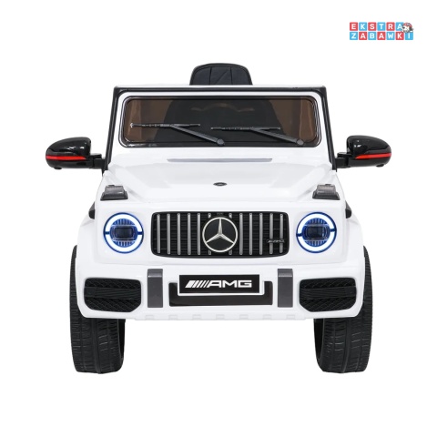 [BBH-0002.NEW] Mercedes G63 AMG LIFT na akumulator 2x25W 12V/4.5Ah EVA LED ekoskóra Bluetooth pilot - biały