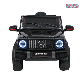 [BBH-0002.NEW] Mercedes G63 AMG LIFT na akumulator 2x25W 12V/4.5Ah EVA LED ekoskóra Bluetooth pilot - czarny