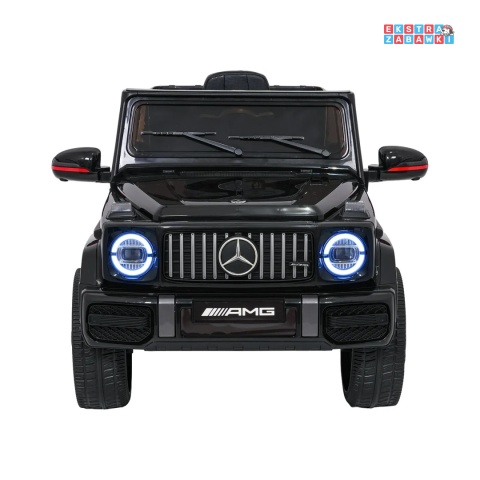 [BBH-0002.NEW] Mercedes G63 AMG LIFT na akumulator 2x25W 12V/4.5Ah EVA LED ekoskóra Bluetooth pilot - czarny