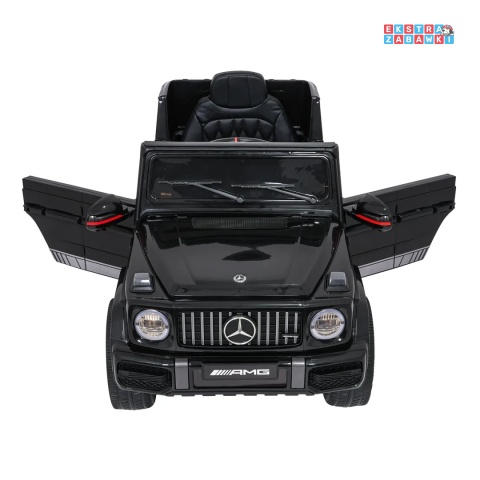 [BBH-0002.NEW] Mercedes G63 AMG LIFT na akumulator 2x25W 12V/4.5Ah EVA LED ekoskóra Bluetooth pilot - czarny