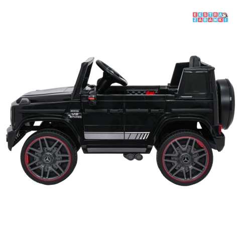 [BBH-0002.NEW] Mercedes G63 AMG LIFT na akumulator 2x25W 12V/4.5Ah EVA LED ekoskóra Bluetooth pilot - czarny