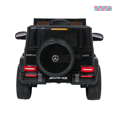 [BBH-0002.NEW] Mercedes G63 AMG LIFT na akumulator 2x25W 12V/4.5Ah EVA LED ekoskóra Bluetooth pilot - czarny