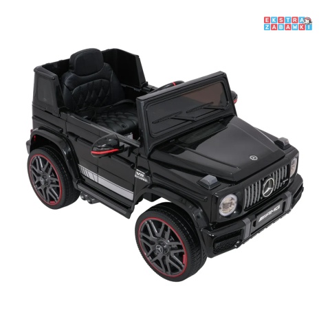 [BBH-0002.NEW] Mercedes G63 AMG LIFT na akumulator 2x25W 12V/4.5Ah EVA LED ekoskóra Bluetooth pilot - czarny