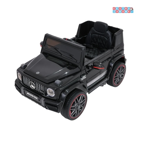 [BBH-0002.NEW] Mercedes G63 AMG LIFT na akumulator 2x25W 12V/4.5Ah EVA LED ekoskóra Bluetooth pilot - czarny