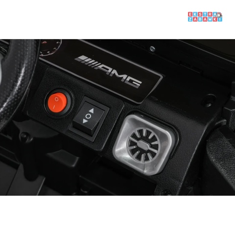 [BBH-0002.NEW] Mercedes G63 AMG LIFT na akumulator 2x25W 12V/4.5Ah EVA LED ekoskóra Bluetooth pilot - czarny