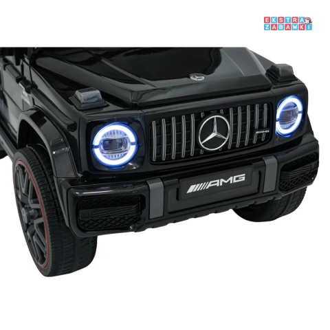 [BBH-0002.NEW] Mercedes G63 AMG LIFT na akumulator 2x25W 12V/4.5Ah EVA LED ekoskóra Bluetooth pilot - czarny