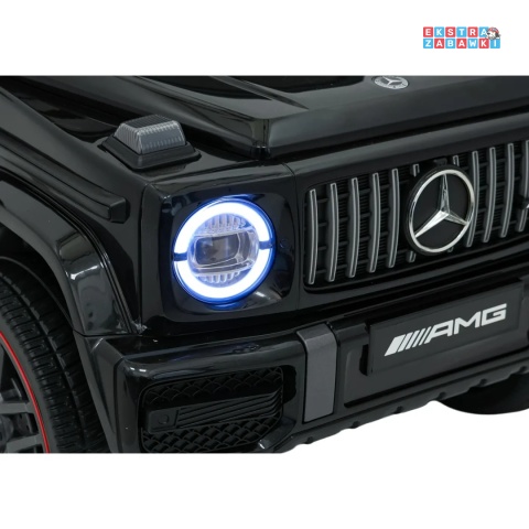 [BBH-0002.NEW] Mercedes G63 AMG LIFT na akumulator 2x25W 12V/4.5Ah EVA LED ekoskóra Bluetooth pilot - czarny