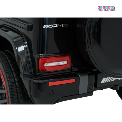 [BBH-0002.NEW] Mercedes G63 AMG LIFT na akumulator 2x25W 12V/4.5Ah EVA LED ekoskóra Bluetooth pilot - czarny