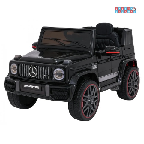 [BBH-0002.NEW] Mercedes G63 AMG LIFT na akumulator 2x25W 12V/4.5Ah EVA LED ekoskóra Bluetooth pilot - czarny