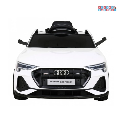 [QLS-6688] Audi E-Tron Sportback na akumulator 4x25W 12V/7Ah Pilot Wolny Start MP3 LED - biały