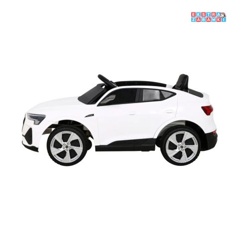 [QLS-6688] Audi E-Tron Sportback na akumulator 4x25W 12V/7Ah Pilot Wolny Start MP3 LED - biały