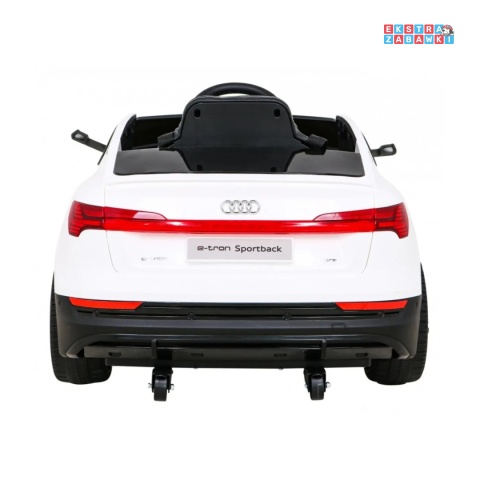 [QLS-6688] Audi E-Tron Sportback na akumulator 4x25W 12V/7Ah Pilot Wolny Start MP3 LED - biały