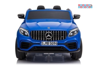 [4130] Mercedes GLC 63S lakierowany na akumulator 4x45W 12V/10AH EVA led pilot - niebieski