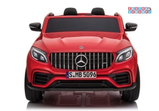 [4129] Mercedes GLC 63S lakierowany na akumulator 4x45W 12V/10AH EVA led pilot - czerwony