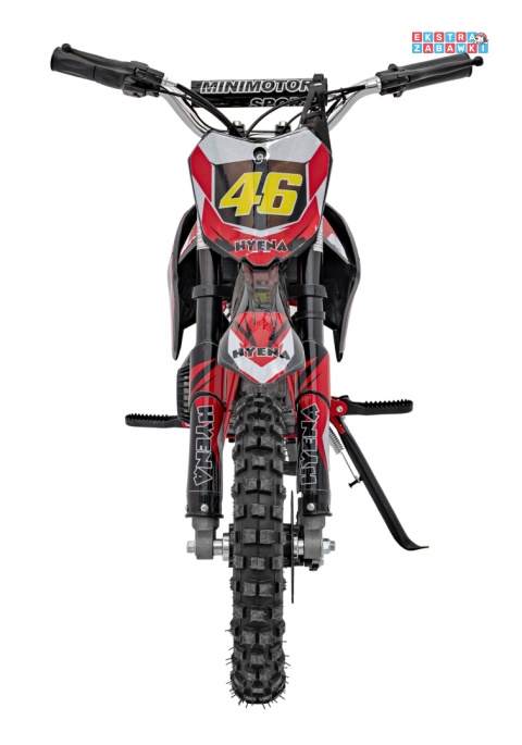 Czerwony Motor Renegade 50R na akumulator - 1x500W 36V/9Ah do 70 kg, pompowane koła, kluczyk - [HP110E-A]